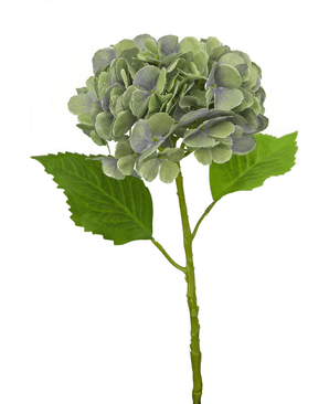 Kunstig hortensia 55 cm blå