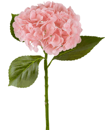 Kunstig hortensia "Annabelle" Real Touch Pink 55 cm