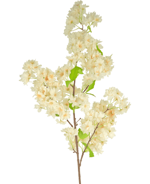 Kunstig kirsebærblomst 100 cm hvid/lyserød