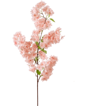 Kunstig kirsebærblomst 100 cm lyserød