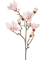 Kunstig magnoliagren Real Touch Pink 98 cm