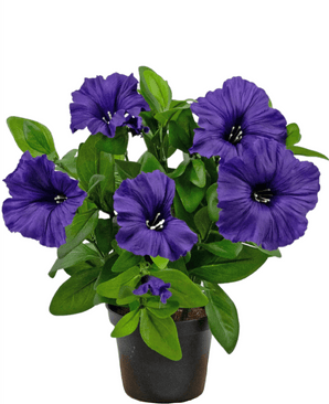 Kunstig petunia-plante 25 cm lilla