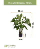 Kunstig plante Alocasia 120 cm