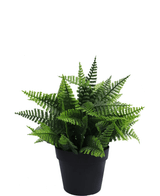 Kunstig plante Fern i potte 23 cm UV