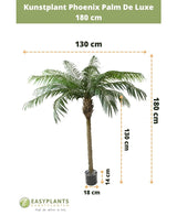 Kunstig plante Phoenix Palm De Luxe 180 cm