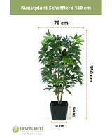 Kunstig plante Schefflera 150 cm