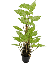 Kunstig plante Trapa Bispinosa 90 cm hvid