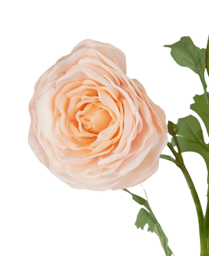 Kunstig rose "Emine" Real Touch Peach 62 cm