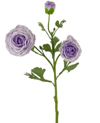 Kunstig rose "Emine" Real Touch Purple 62cm