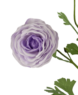 Kunstig rose "Emine" Real Touch Purple 62cm