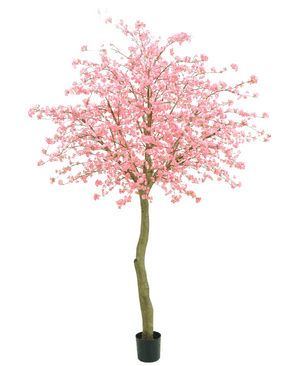 Kunstigt træ Kirsebærblomst pink 330 cm