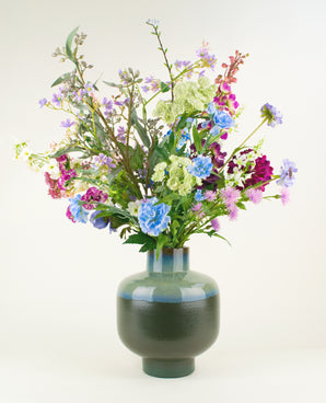 Kunstig buket Silke Purple Rain 97 cm