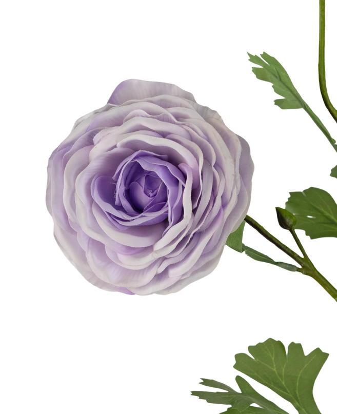 Kunstig rose "Emine" Real Touch Purple 62cm
