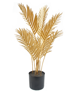 Kunstig palme Areca guld 80 cm