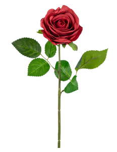 Kunstig rose "Emine" Real Touch Red 43 cm