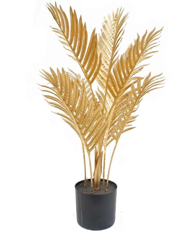 Kunstig palme Areca guld 80 cm
