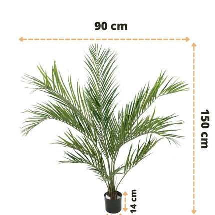 Kunstig palme Areca 150 cm