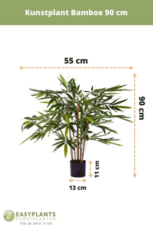 Kunstig plante Bambus 90 cm
