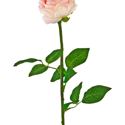Kunstig blomst Rose Classic 54 cm lyserød
