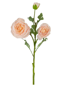 Kunstig rose "Emine" Real Touch Peach 62 cm
