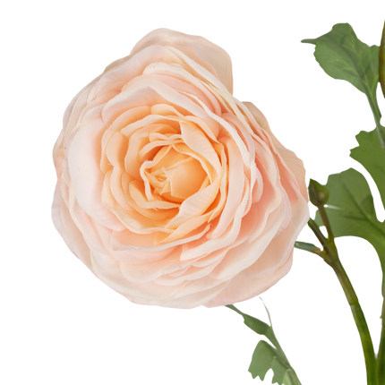 Kunstig rose "Emine" Real Touch Peach 62 cm