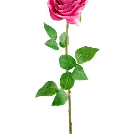 Kunstig rose Real Touch 53 cm pink