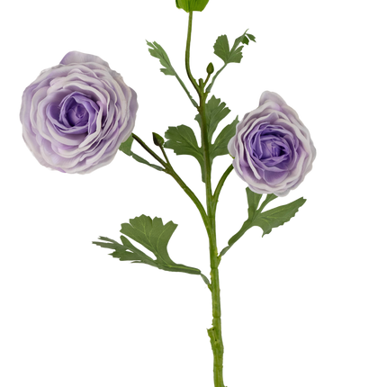 Kunstig rose "Emine" Real Touch Purple 62cm