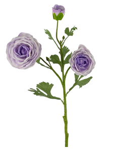 Kunstig rose "Emine" Real Touch Purple 62cm