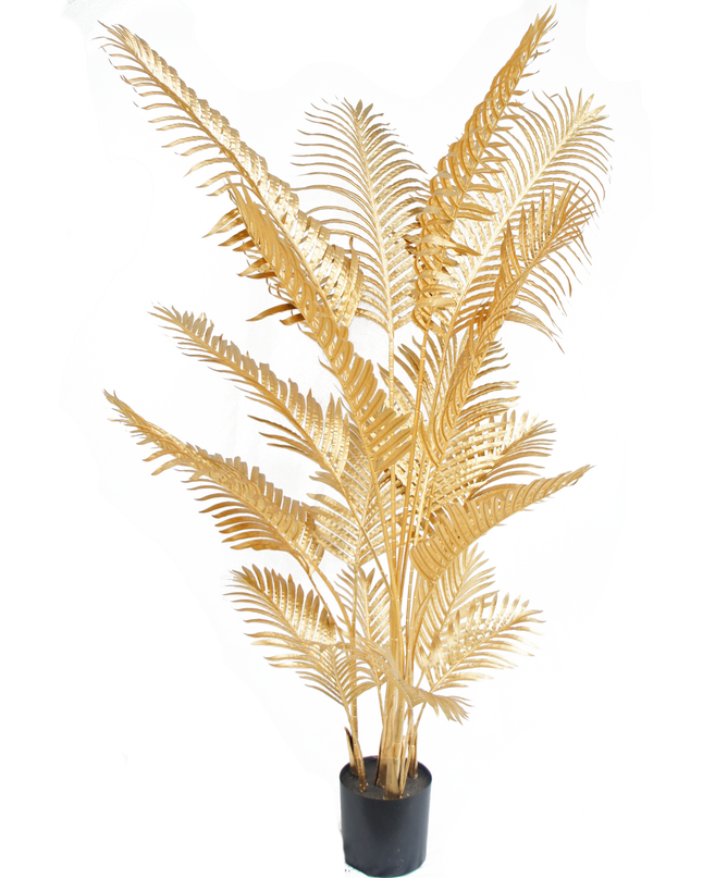 Kunstig palme Areca guld 180 cm