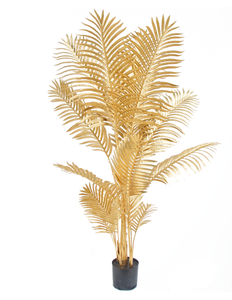 Kunstig palme Areca guld 160 cm