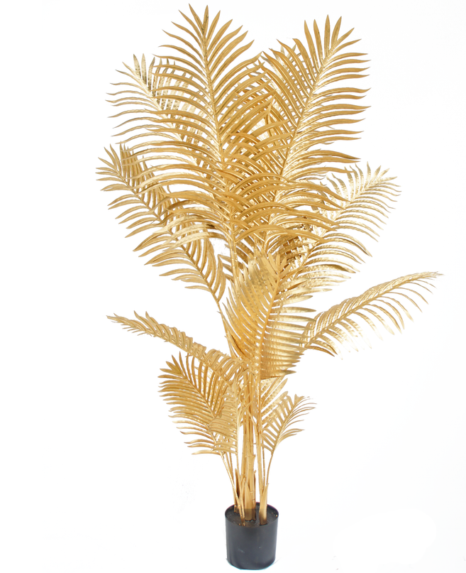 Kunstig palme Areca guld 160 cm