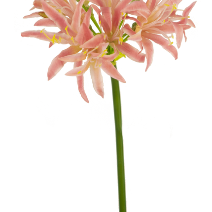 Kunstig blomst Nerine 70 cm pink