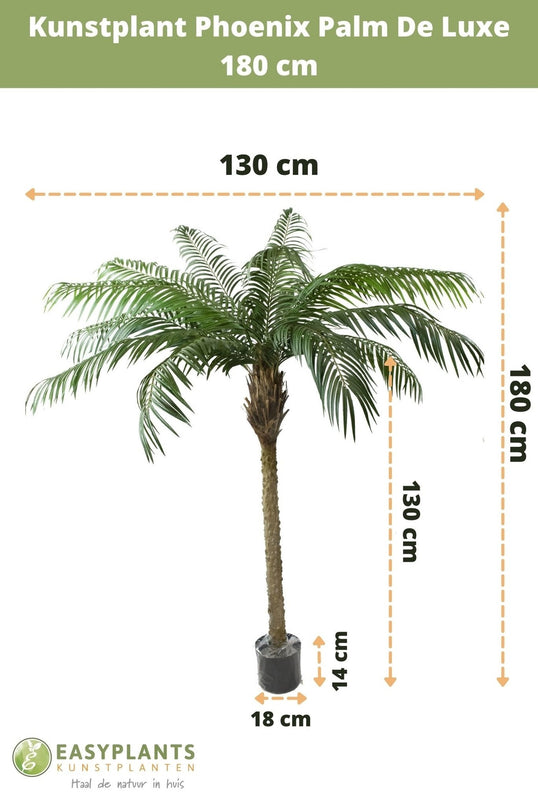 Kunstig plante Phoenix Palm De Luxe 180 cm