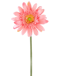 Kunstig Gerbera 53 cm Blød lyserød