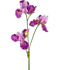Kunstig blomst Iris 102 cm lilla