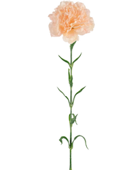 Kunstig blomst Nellike 69 cm fersken