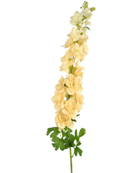 Kunstig blomst Delphinium 105 cm creme