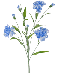 Kunstig blomst Nellikeklase 70 cm blå