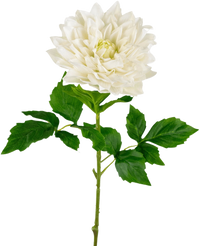 Kunstig blomst Real Touch hvid 70 cm