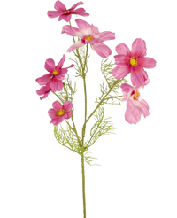 Kunstig blomst Cosmos 74 cm fuchsia