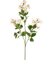 Kunstig blomst Lagerstroemia 90 cm hvid