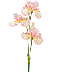 Kunstig blomst Iris 102 cm lyserød